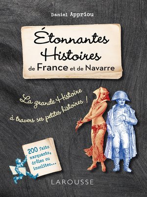 cover image of Etonnantes histoires de France et de navarre